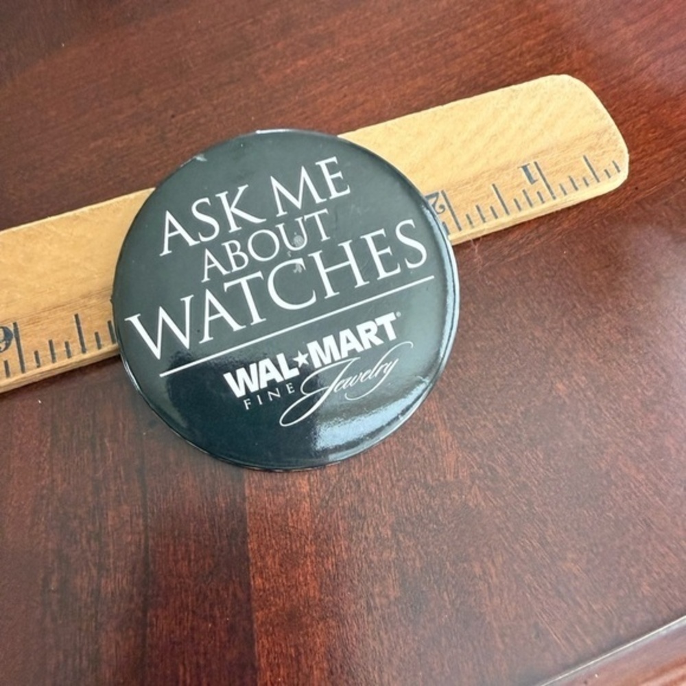 Vintage Walmart Watch Brooch